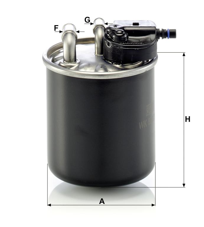 Filtre à carburant (Filtre à gasoil) MANN-FILTER ref. WK 820/21