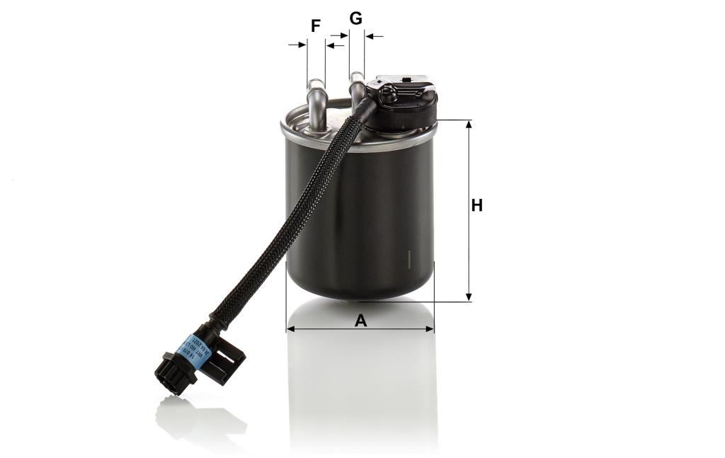 Filtro combustible MANN-FILTER ref. WK 820/23