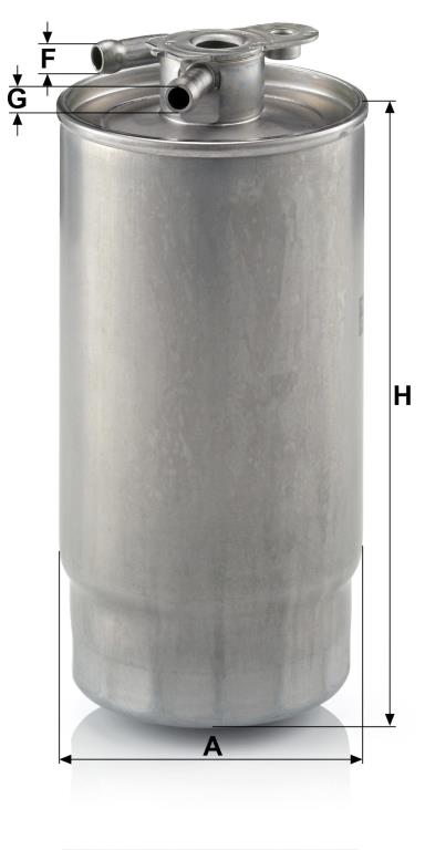 Filtre à carburant (Filtre à gasoil) MANN-FILTER ref. WK 841/1