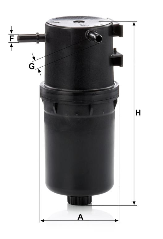 Filtro combustible MANN-FILTER WK 9016