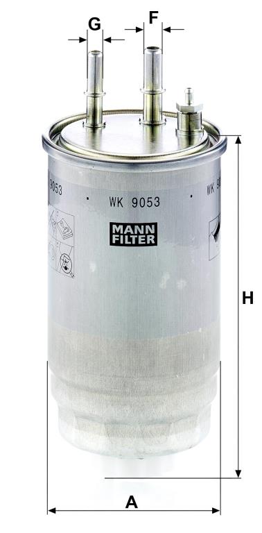 Filtre à carburant (Filtre à gasoil) MANN-FILTER ref. WK 9053 Z