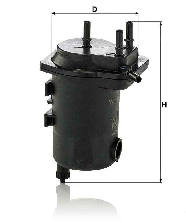 Filtre à carburant (Filtre à gasoil) MANN-FILTER ref. WK 939/10 x