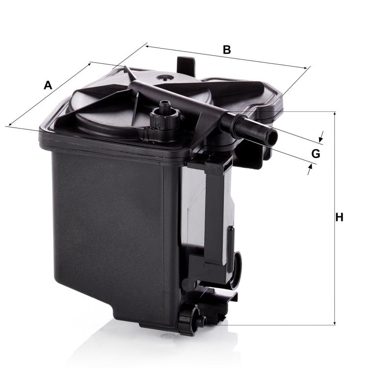 Filtre à carburant (Filtre à gasoil) MANN-FILTER ref. WK 939/2 Z
