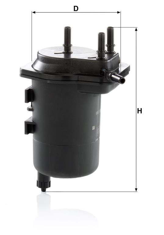Filtro combustible MANN-FILTER ref. WK 939/5