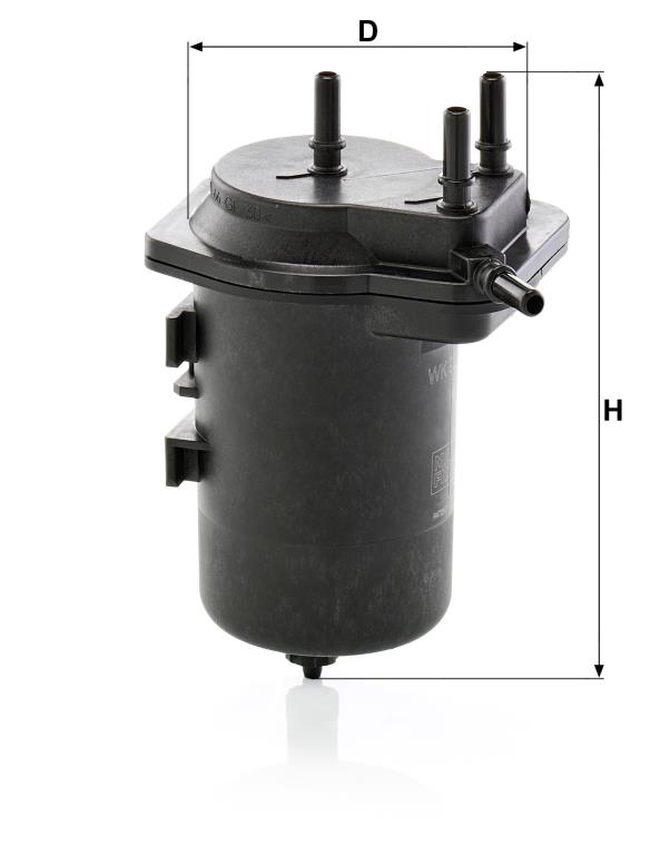 Filtre à carburant (Filtre à gasoil) MANN-FILTER ref. WK 939/6