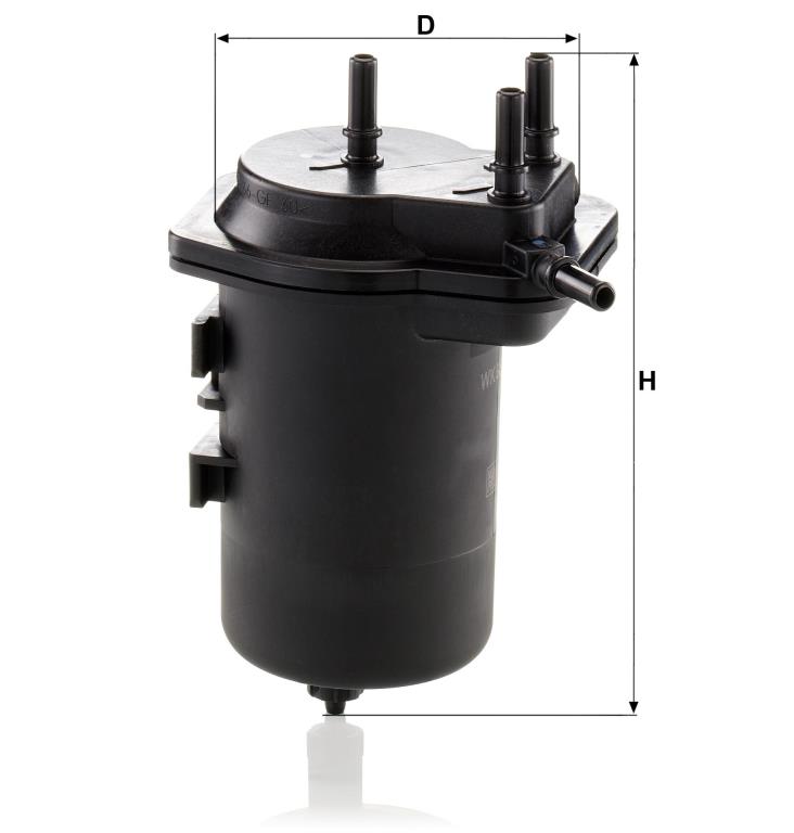 Filtre à carburant (Filtre à gasoil) MANN-FILTER ref. WK 939/7