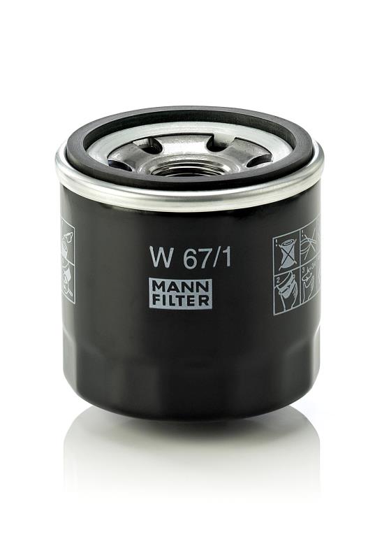 Filtro de aceite MANN-FILTER ref. W 67/1