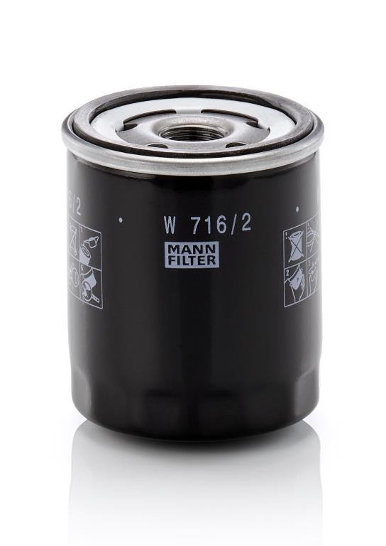 Filtre à huile MANN-FILTER W 716/2
