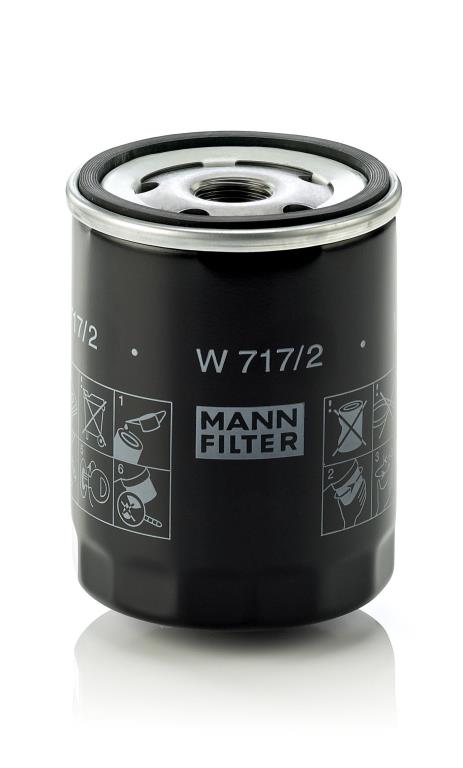 Filtre à huile MANN-FILTER ref. W 717/2