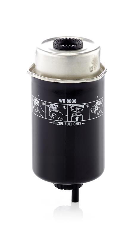 Filtre à carburant (Filtre à gasoil) MANN-FILTER WK 8038