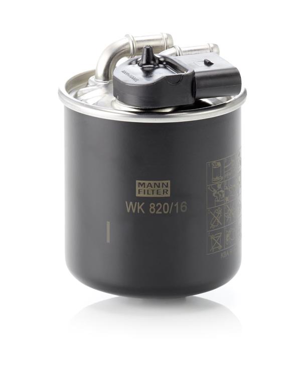 Filtro combustible MANN-FILTER WK 820/16