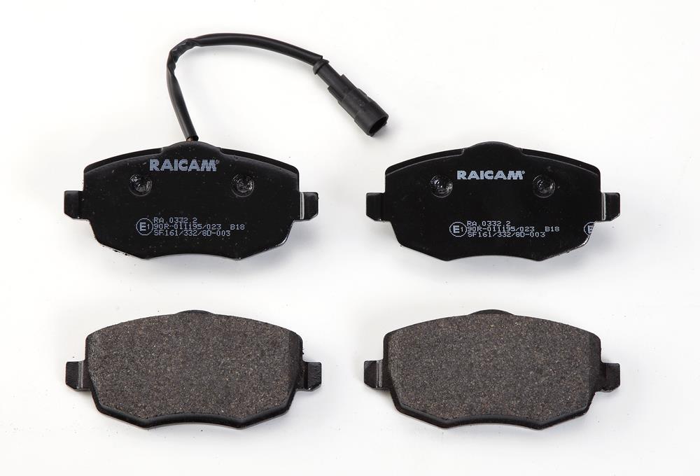 Jeu de 4 plaquettes de frein Raicam RA.0332.2