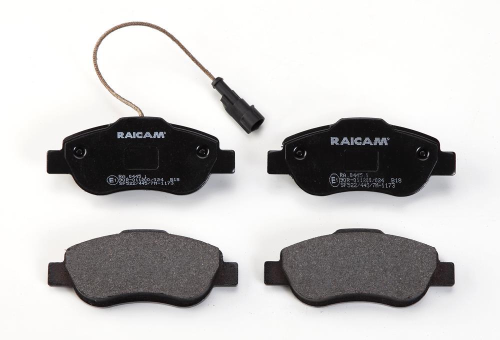 Jeu de 4 plaquettes de frein Raicam RA.0445.1