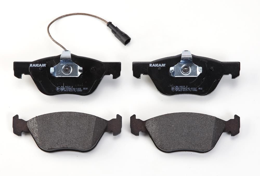 Jeu de 4 plaquettes de frein Raicam RA.0615.2