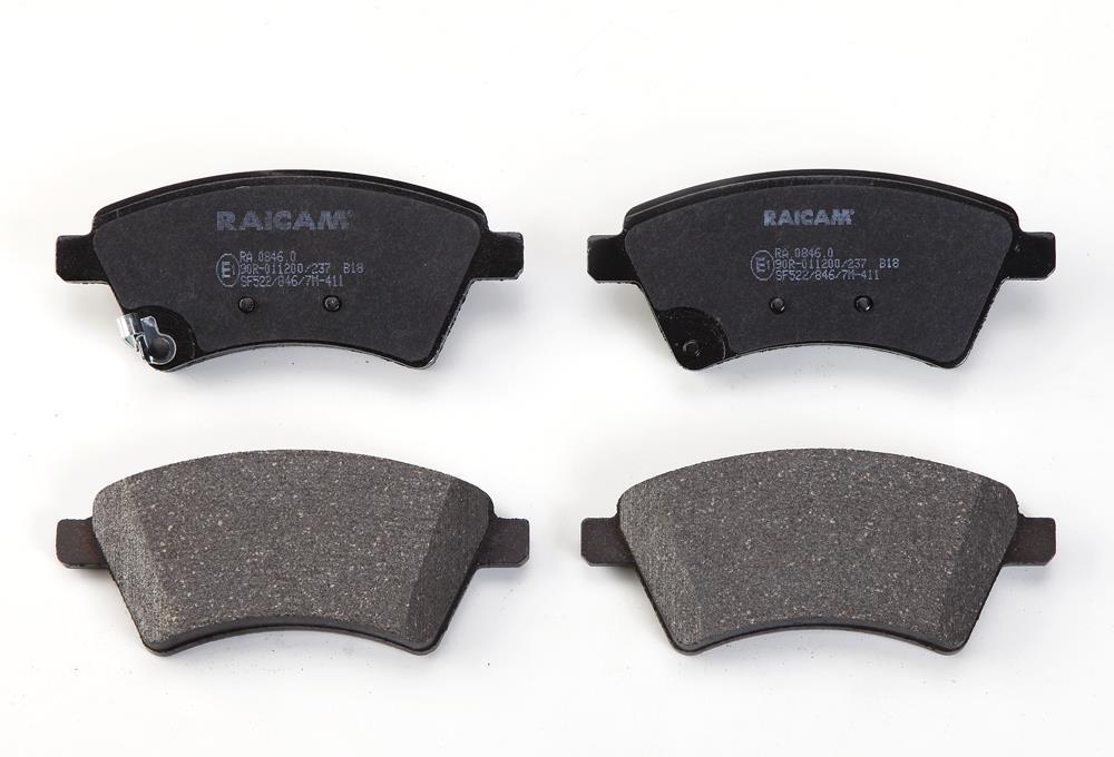 Jeu de 4 plaquettes de frein Raicam RA.0846.0