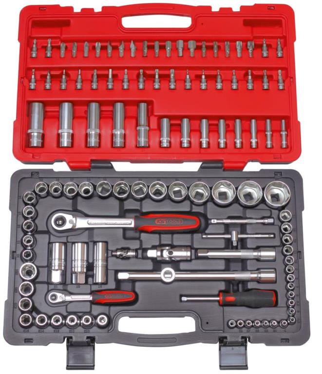 Coffret mixte cliquets et douilles KS TOOLS ref. 922.0711