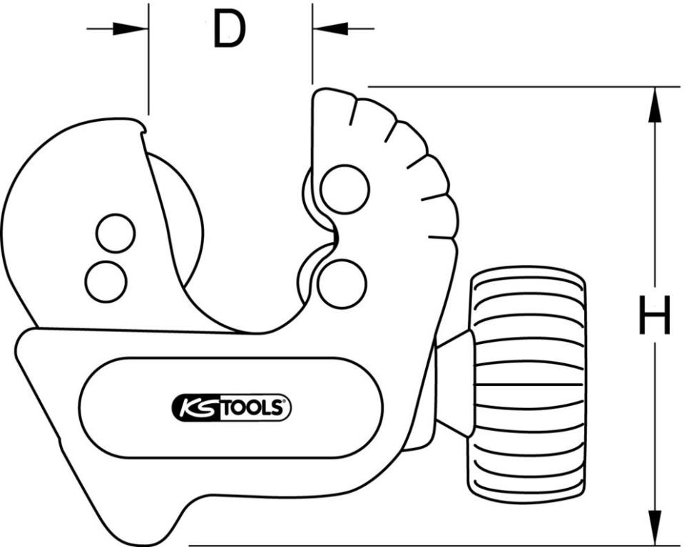  Coupe-tube KS TOOLS 101.2000