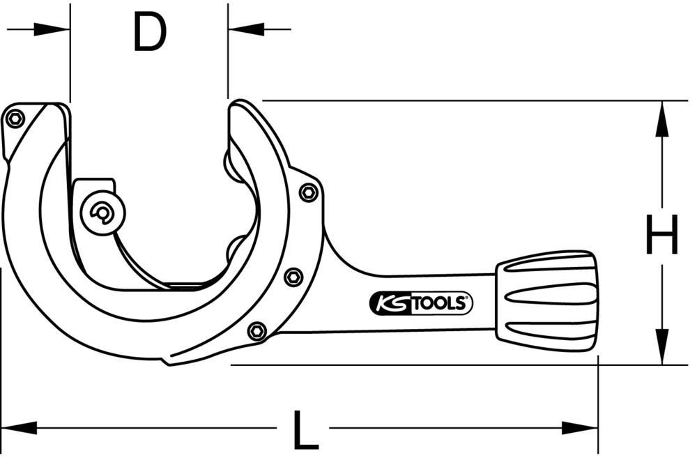  Coupe-tube KS TOOLS 104.5060
