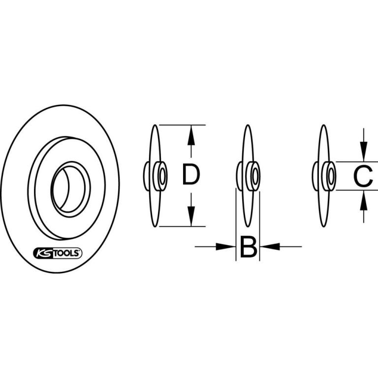 Coupe-tube KS TOOLS 104.5051