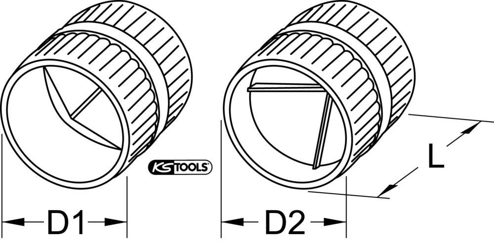 Coupe-tube KS TOOLS 105.2000
