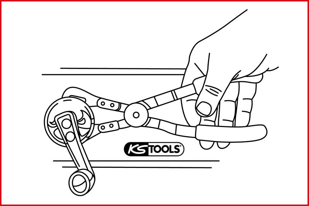 Pince à dégarnir KS TOOLS 115.0994