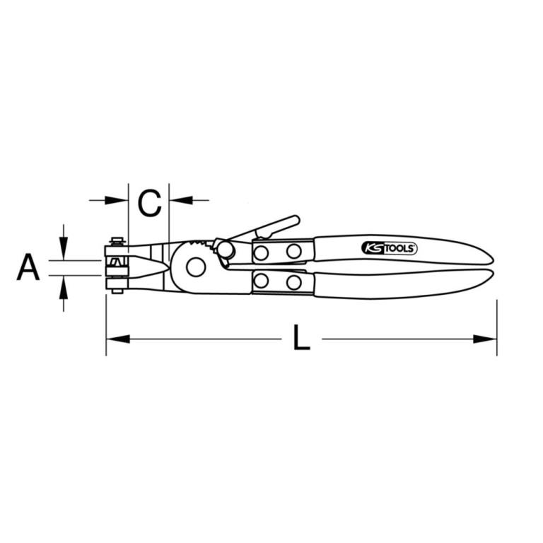 Pince à collier KS TOOLS ref. 115.1046