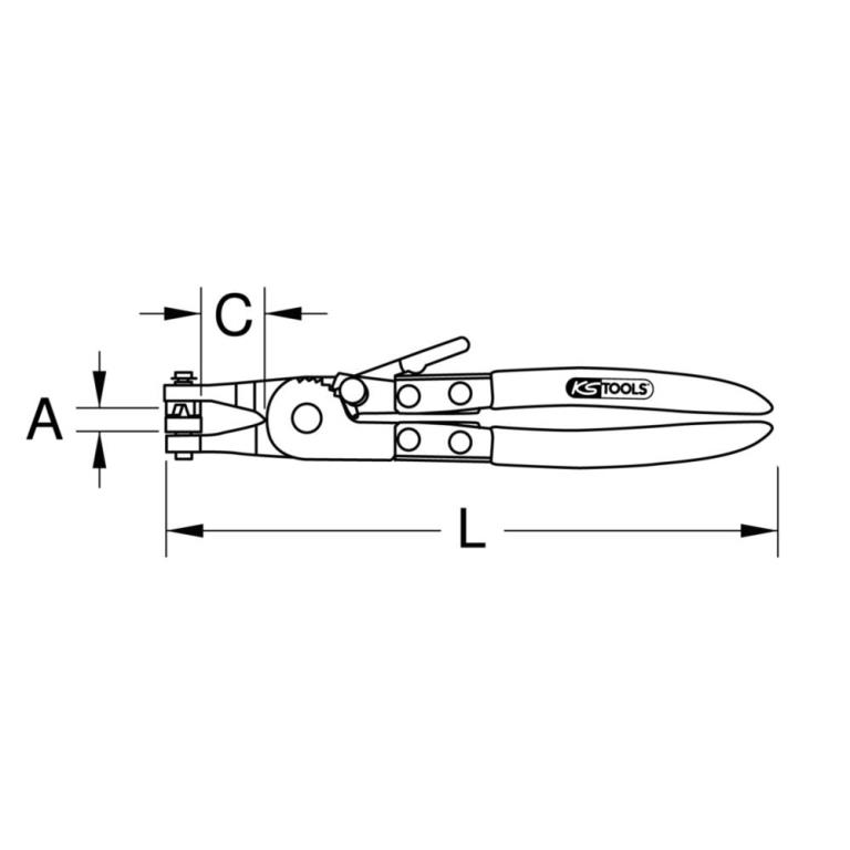 Pince à collier KS TOOLS ref. 115.1047