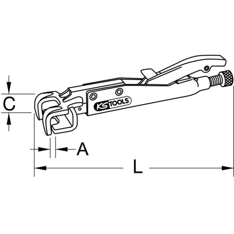 Pince étau KS TOOLS 115.1082