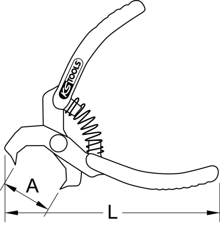 Pince à dégarnir KS TOOLS 115.1097