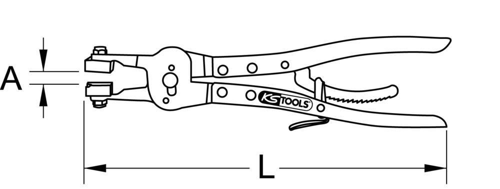 Pince à collier KS TOOLS ref. 115.1179