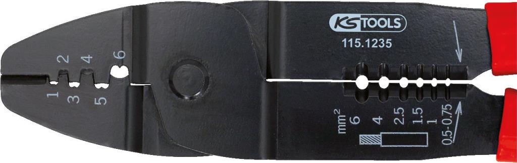 Pince à sertir KS TOOLS 115.1235