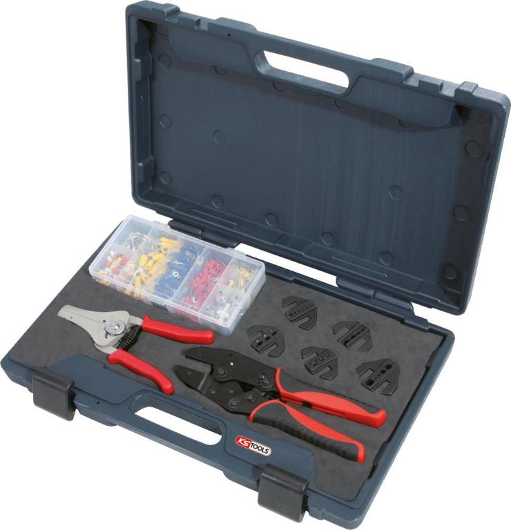 Coffret de cosses et pinces à sertir KS TOOLS 115.1400