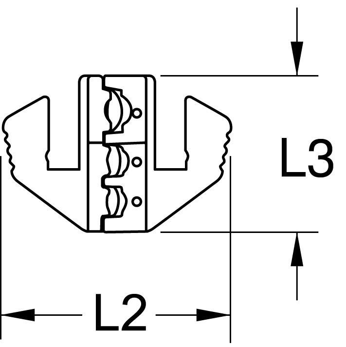 Pince à sertir KS TOOLS 115.1415