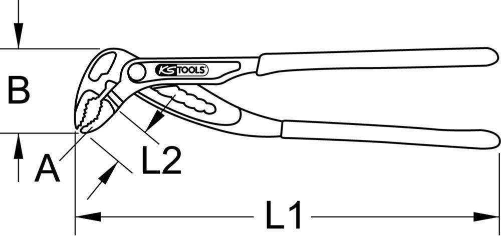 Pince multiprise KS TOOLS ref. 115.2016