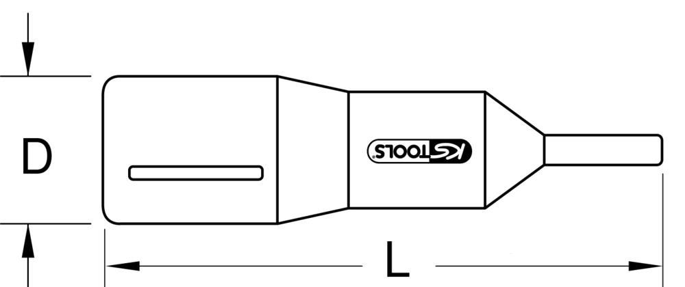 Douille tournevis isolée KS TOOLS 117.1151