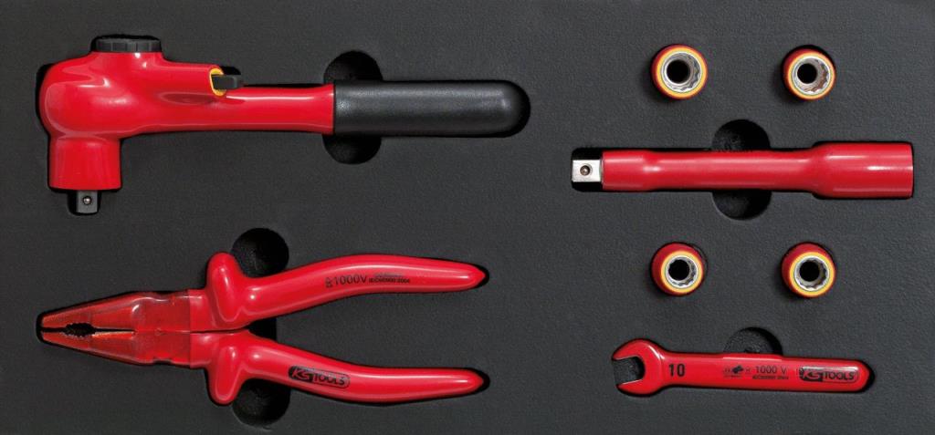 Coffret outils pour véhicules hybrides et électriques KS TOOLS ref. 117.1825