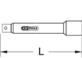 Rallonge isolée KS TOOLS 117.3852