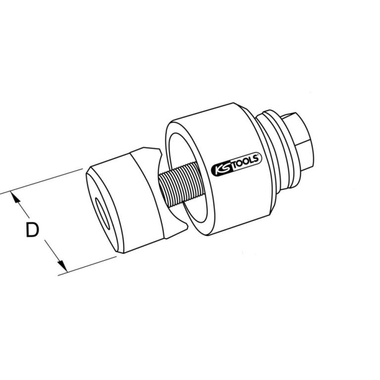 Kit emporte-pièces KS TOOLS ref. 129.0016