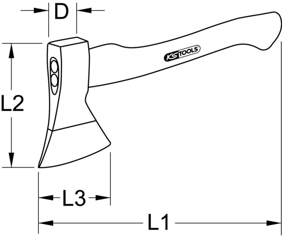 Hâche KS TOOLS 140.2062