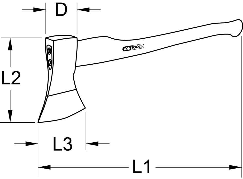 Hâche KS TOOLS 140.2066