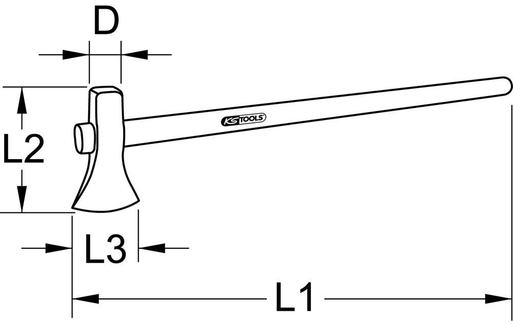 Hâche KS TOOLS 140.2070