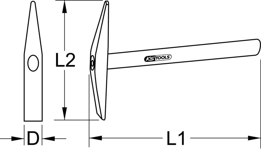 Marteau KS TOOLS ref. 140.2170
