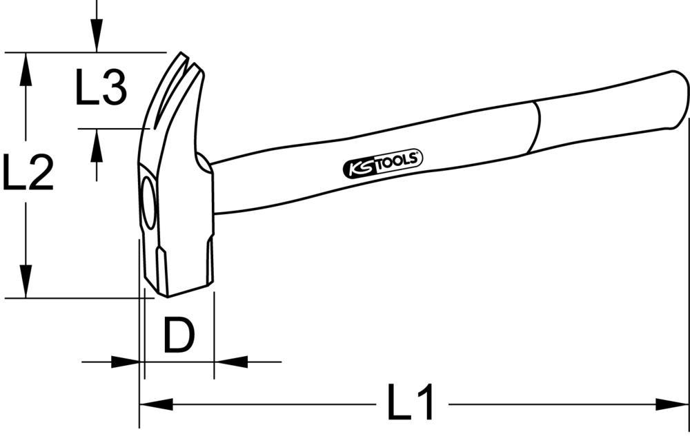 Marteau KS TOOLS ref. 140.3030