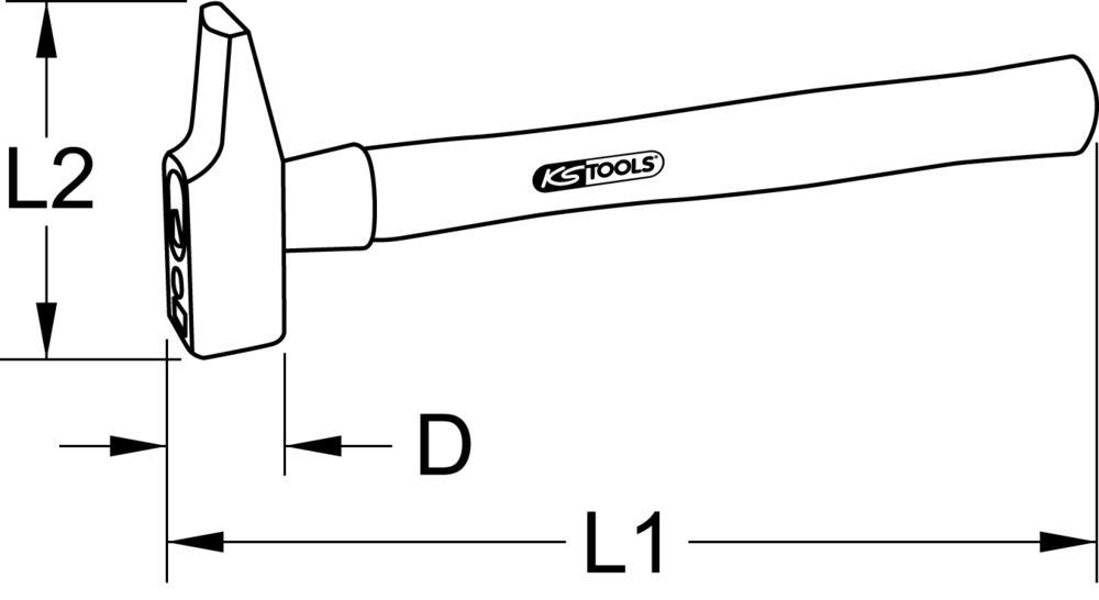 Marteau KS TOOLS ref. 142.1050