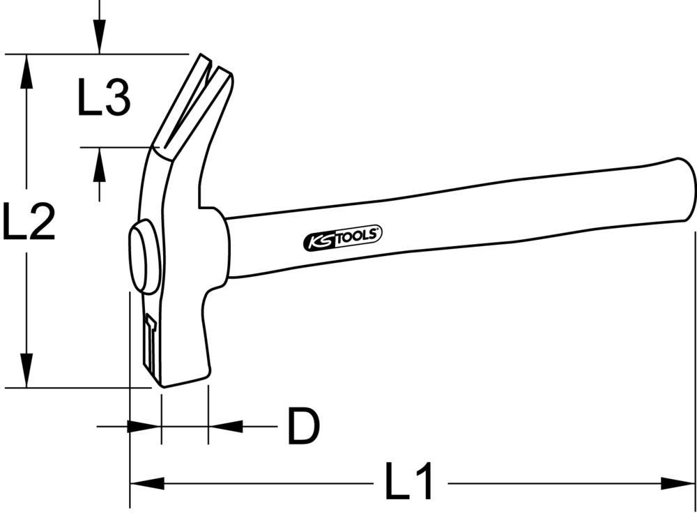 Marteau KS TOOLS ref. 142.2008
