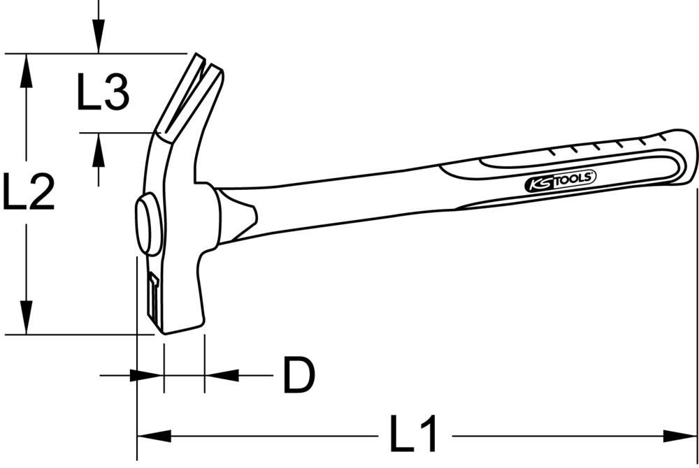 Marteau KS TOOLS ref. 142.2010