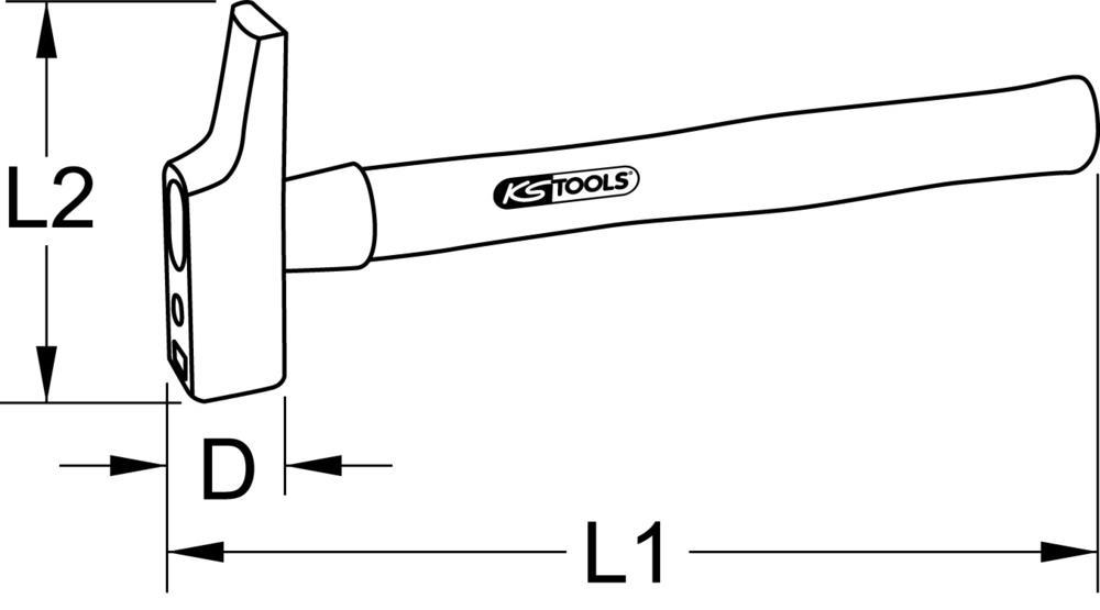 Marteau KS TOOLS ref. 142.2020