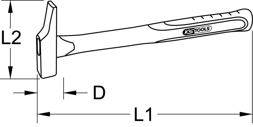 Marteau KS TOOLS ref. 142.2033