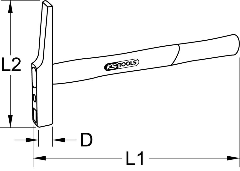 Marteau KS TOOLS ref. 142.4020