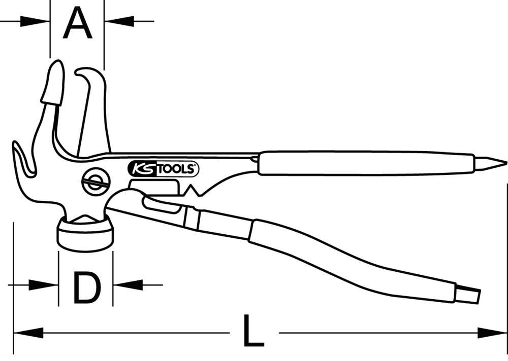 Accessoires pneumatiques KS TOOLS 150.2024